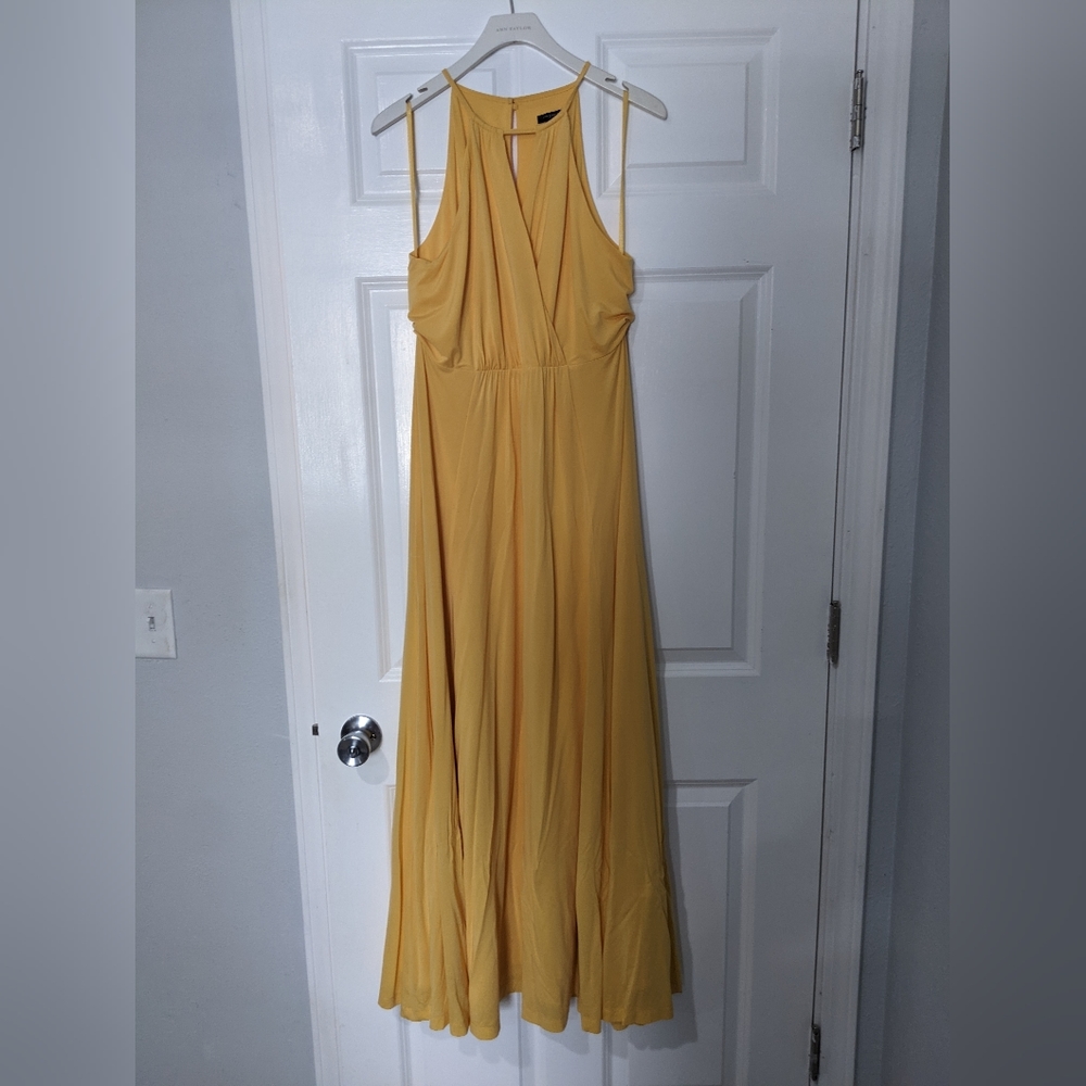 Ann Taylor Halter Maxi Dress